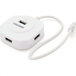  VEGGIEG USB-C 4xUSB 2.0 0.2m white (YT-TC-V-C242)