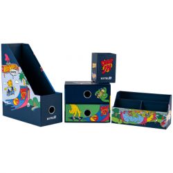 Настольный набор Kite Hot Wheels 4 предмета, картон (HW25-357) - Картинка 3