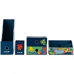 Настольный набор Kite Hot Wheels 4 предмета, картон (HW25-357) - Картинка 4
