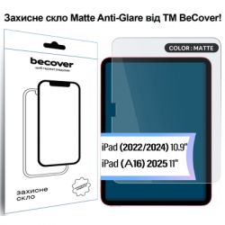������ �������� BeCover Matte Anti-Glare Apple iPad 10.9" (2022/2024) / iPad (�16) 2025 11" (713704) - �������� 1