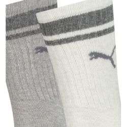 Шкарпетки Puma Crew Heritage Stripe Unisex 261058001-002 світло-сірий 43-46 (8718824801063) - Картинка 2