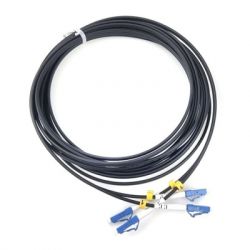 Оптичний патчкорд LC/UPC-LC/UPC, Multimode (50/125, OM3), LSZH, Duplex, Black, 5m Eserver (ES-LC-LC/UPC-5-MM-D) - Картинка 2
