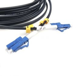 Оптичний патчкорд LC/UPC-LC/UPC, Multimode (50/125, OM3), LSZH, Duplex, Black, 5m Eserver (ES-LC-LC/UPC-5-MM-D) - Картинка 4