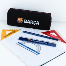 Линейка Kite набор: линейка 15 см, 2 угольника, транспортир FC Barcelona (BC25-282) - Картинка 3