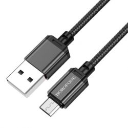 ���� ������ USB 2.0 AM to Micro 5P 1.0m black BOROFONE (6974443389029)