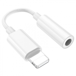 Перехідник Lightning to 3.5mm F white BOROFONE (6941991111143) - Картинка 2