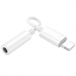 Перехідник Lightning to 3.5mm F white BOROFONE (6941991111143) - Картинка 6