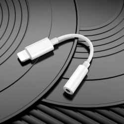 Перехідник Lightning to 3.5mm F white BOROFONE (6941991111143) - Картинка 8