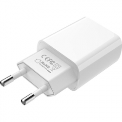 Зарядний пристрій BOROFONE BA20A USB 10.5W + cable USB to USB-C white (6931474700742) - Картинка 2