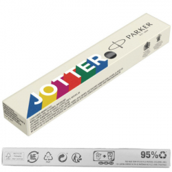 Ручка пір'яна Parker JOTTER 17 Originals Black CT FP F в Eco упаковці (15 611e) - Картинка 3