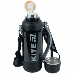 Термос Kite 1200 мл, чорний (K25-1225-1) - Картинка 2