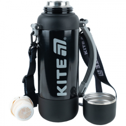 Термос Kite 1200 мл, чорний (K25-1225-1) - Картинка 4