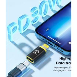  USB-C F to Lightning M 30W black XoKo (AC-033) -  6