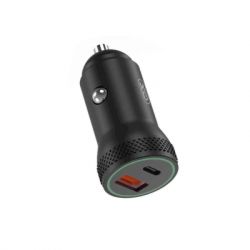 Зарядний пристрій XO 1xUSB QC3.0 + 1xUSB-C PD18W black (CC33-BK) - Картинка 2