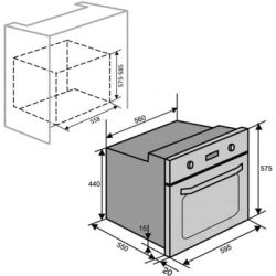 Духовой шкаф LUXELL A68-SF3 (FDT) BLACK - Картинка 11