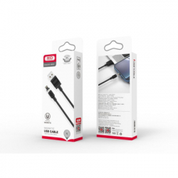 Дата кабель USB 2.0 AM to Lightning 1.0m 2.1A magnetic pvc black XO (NB187-L-1-BK) - Картинка 3