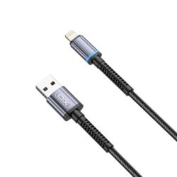 ���� ������ USB 2.0 AM to Lightning 1.0m 2.4A black XO (NB215-L-1-BK)