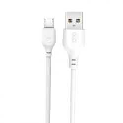 ���� ������ USB 2.0 AM to Micro 5P 2.0m 2.1A white XO (NB103-M2-WH)