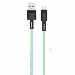���� ������ USB 2.0 AM to Micro 5P 1.0m 5A green XO (NB166-M-1-GR)