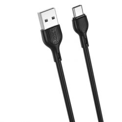  USB 2.0 AM to USB-C 2.0m 2.1A black XO (NB200-TC-BK)