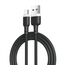 ���� ������ USB 2.0 AM to USB-C 1.0m 2.1A silicone black XO (NB208-TC-1-BK)