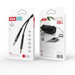 Кабель мультимедійний 3.5mm M to 3.5mm M 1.0m black XO (NBR175A-BK) - Картинка 3