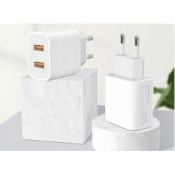 Зарядное устройство Denmen 2xUSB 2.4A white (DM-DC05-WH) - Картинка 6