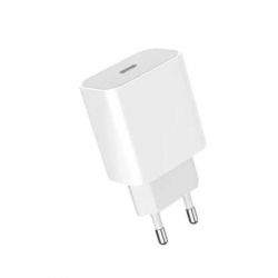 Зарядний пристрій Denmen USB-C PD20W 3.6A + cable USB-C to USB-C white (DM-DC06T-WH) - Картинка 4
