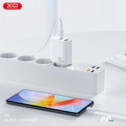 Зарядное устройство XO 1xUSB-C PD30W + 1xUSB QC3.0 (XO-QC16) - Картинка 3