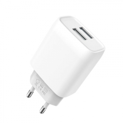 Зарядное устройство XO 2xUSB 2.4A + cable USB to Micro 5P white (L57-M-WH) - Картинка 4