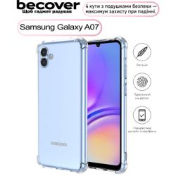 ����� ��� ���������� �������� BeCover Anti-Shock Samsung Galaxy A07 SM-A075 Clear (713687)