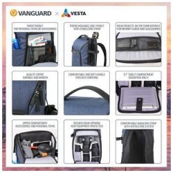 Рюкзак туристический Vanguard Vesta Aspire 41 Navy (Vesta Aspire 41 NV) (DAS301110) - Картинка 8