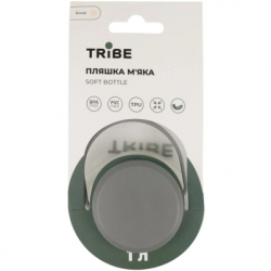 Пляшка для води Tribe Soft Bottle 1 л TPU м'яка crystal-white (T-FE-0023-crystal-white) - Картинка 4