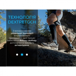 Водонепроникні шкарпетки Dexshell Longlite Socks 2.0, сірі смужки L (43-46) (DS72506JBG-L) - Картинка 4