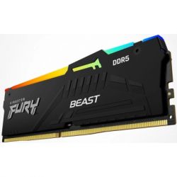Модуль памяти для компьютера DDR5 128GB (2x64GB) 5600 MHz Beast RGB Kingston Fury (ex.HyperX) (KF556C40BBAK2-128) - Картинка 5