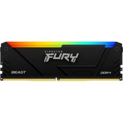 Модуль памяти для компьютера DDR4 16GB (2x8GB) 3200 MHz Beast Black Kingston Fury (ex.HyperX) (KF432C16BB2AK2/16WP) - Картинка 3