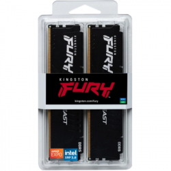 ������ ���'�� ��� ����'����� DDR5 64GB (2x32GB) 5200 MHz Beast Black Kingston Fury (ex.HyperX) (KF552C40BB2K2-64) - �������� 5
