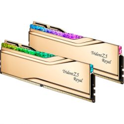 Модуль памяти для компьютера DDR5 64GB (2x32GB) 6000 MHz Trident Z5 Royal Gold G.Skill (F5-6000J2836G32GX2-TR5G) - Картинка 3