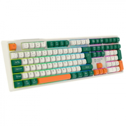 Клавиатура Canyon Shadder GKW-11 RGB Silent Wireless/Bluetooth/USB UA White (CND-SKBW11) - Картинка 3