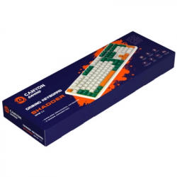 Клавиатура Canyon Shadder GKW-11 RGB Silent Wireless/Bluetooth/USB UA White (CND-SKBW11) - Картинка 7