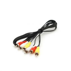 ������ ������������� 3xRCA M to 3xRCA M 1.0m black Voltronic (YT-3�RCA(M)/3�RCA(M)-1.0)