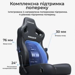 ������ ������� Anda Seat Kaiser 4 V2 Fabric Size XL Ash Grey (AD12YDDC-XLL-20-G-CF-03) - �������� 11