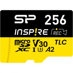 Карта пам'яті Карта пам'яті Silicon Power 256GB microSDXC class 10 UHS-I U3 V30 A1 Inspire (SP256GBSTXLA2V1NSP) - Картинка 2