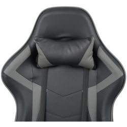 Крісло ігрове Аклас Бешкет ANF підліткове Чорний (PU-чорний/сірий) (00160338) - Картинка 8