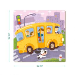 Пазл DoDo 4 в 1 Транспорт (300132) - Картинка 4