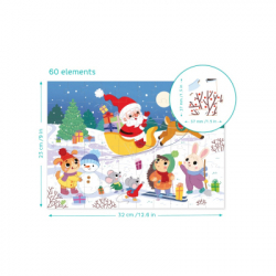 Пазл DoDo Санки Санты, 60 элементов (300579) - Картинка 4