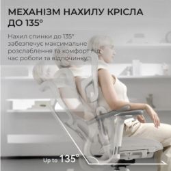 Офисное кресло Sihoo DORO S100 Mesh White (S100-M302) - Картинка 8