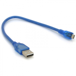 ���� ������ USB 2.0 AM to Micro 5P 0.3m blue Voltronic (YT-AM/Mc-0.3B/05425)