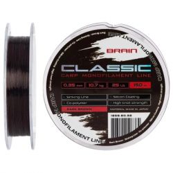  Brain Classic Carp Line (dark brown) 150m 0.35mm 25lb 10.7kg (1858.80.92)