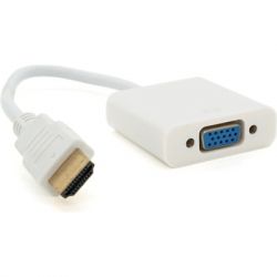  HDMI M to VGA F 0.1m 4K/2K white Voltronic (YT-C-HDMI(M)/VGA(F)-W)